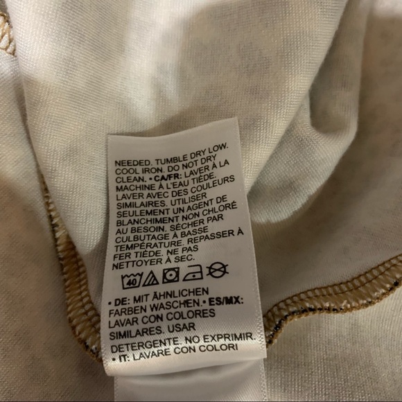 Lark & Ro Black Brown Faux Wrap Animal Print 3/4 Sleeve Dress - Picture 11 of 11